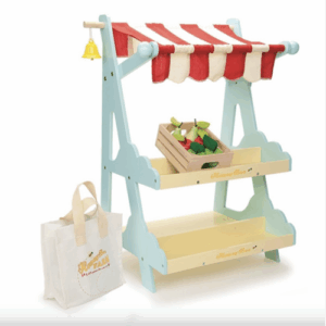 Bancarella del mercato delle api Le Toy Van